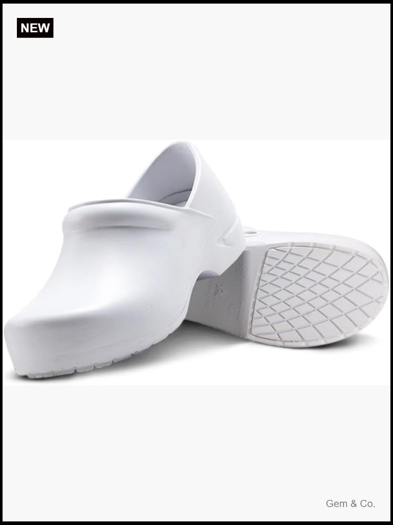 Cushioned Slip-Resistant Work Clogs - Breathable Nursing Shoes